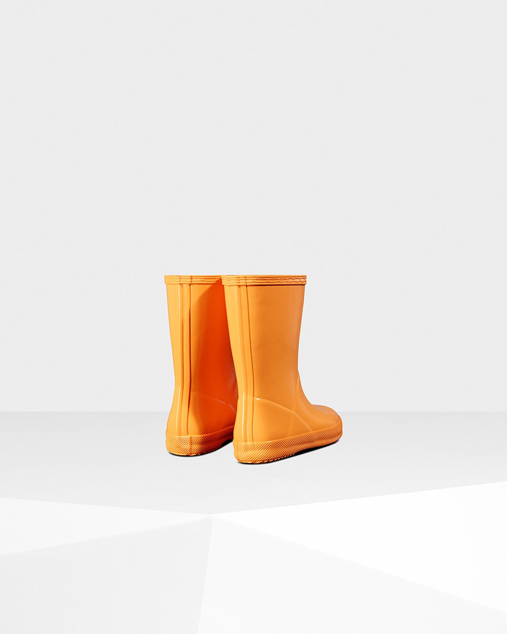 Bottes de Pluie Hunter Original First Classic Gloss Enfant Orange IEPDSAX-47